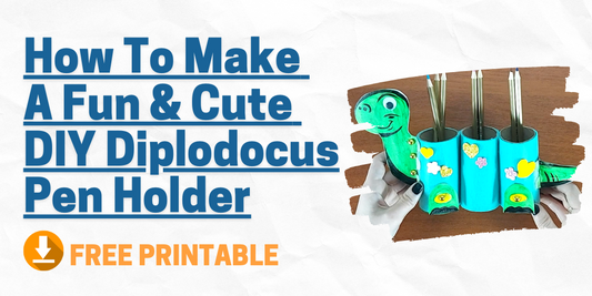 How To Make A Fun And Super-cute DIY Diplodocus Pen Holder