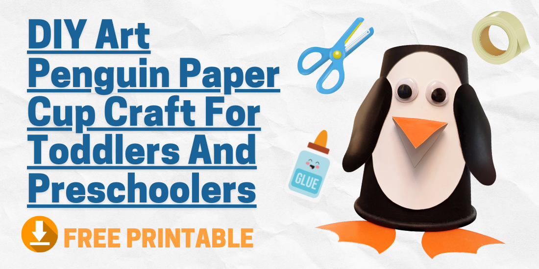 Easy Paper Cup Penguin Craft for Toddlers - Taming Little Monsters