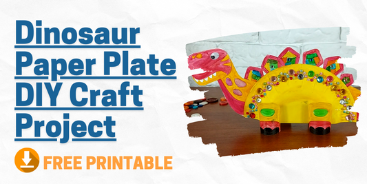 Dinosaur Paper Plate DIY Craft Project