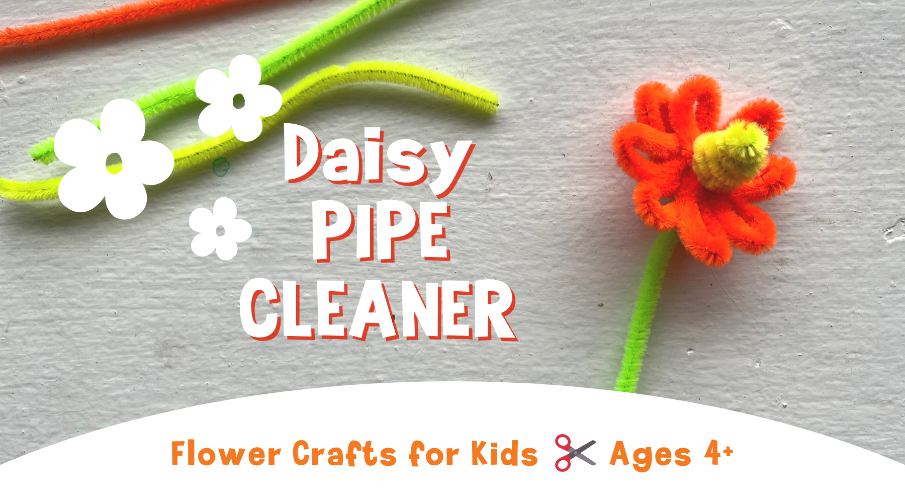 Spring Crafts: Pipe Cleaner Flowers