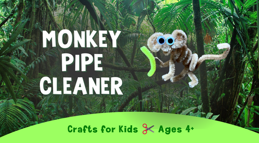  monkey pipe cleaner crafts, easy pipe cleaner craft