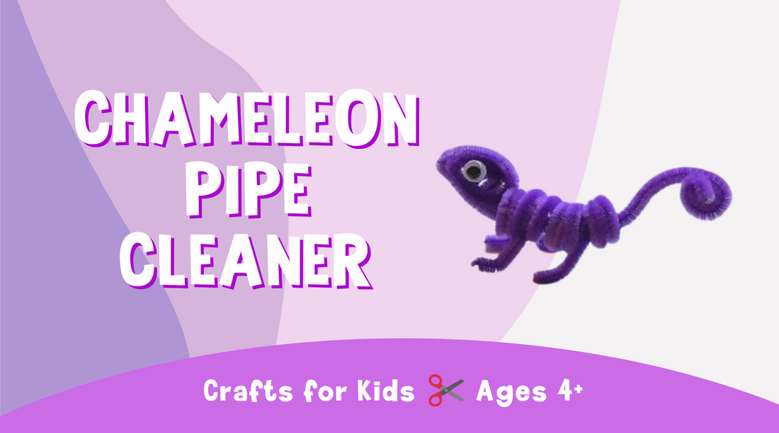 pipe cleaner craft, chameleon arts craft