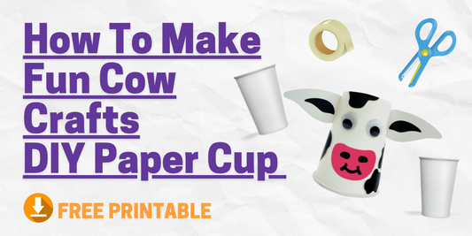 How To Make Fun Cow Crafts DIY Paper Cup