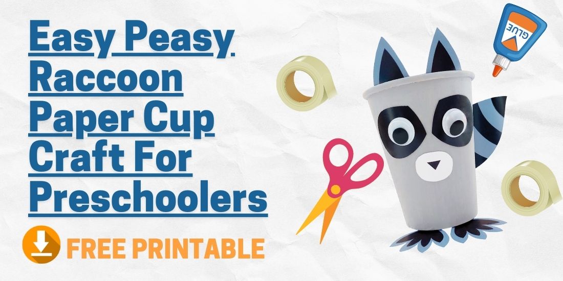 Simple & Fun Paper Cup Raccoon DIY Craft For Kids