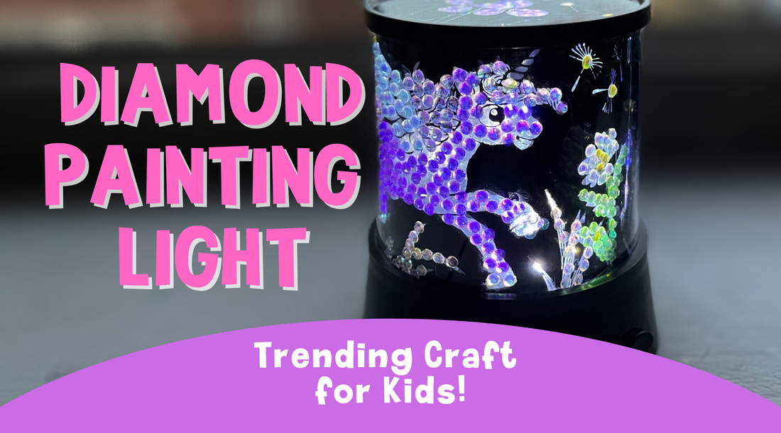 Diamond Painting Light Lamp Trendy Craft for Kids Elementary 
