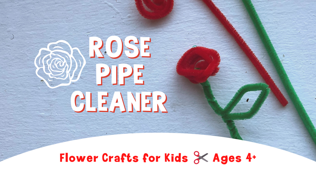 How to Make Pipe Cleaner Rose Rings - One Little Project