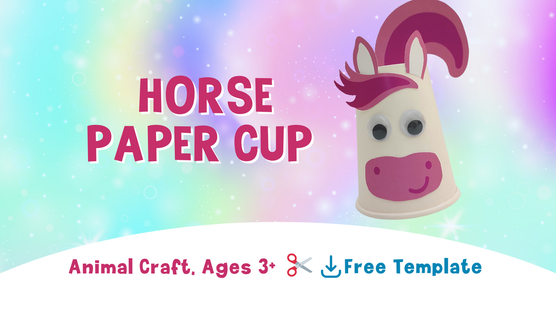 horse crafts for kids, horse crafts easy, horse craft for toddlers, free horse craft, horse printable, horse craft preschool