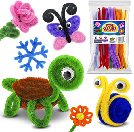 20 Fun Winter Pipe Cleaner Kids Crafts- A Cultivated Nest