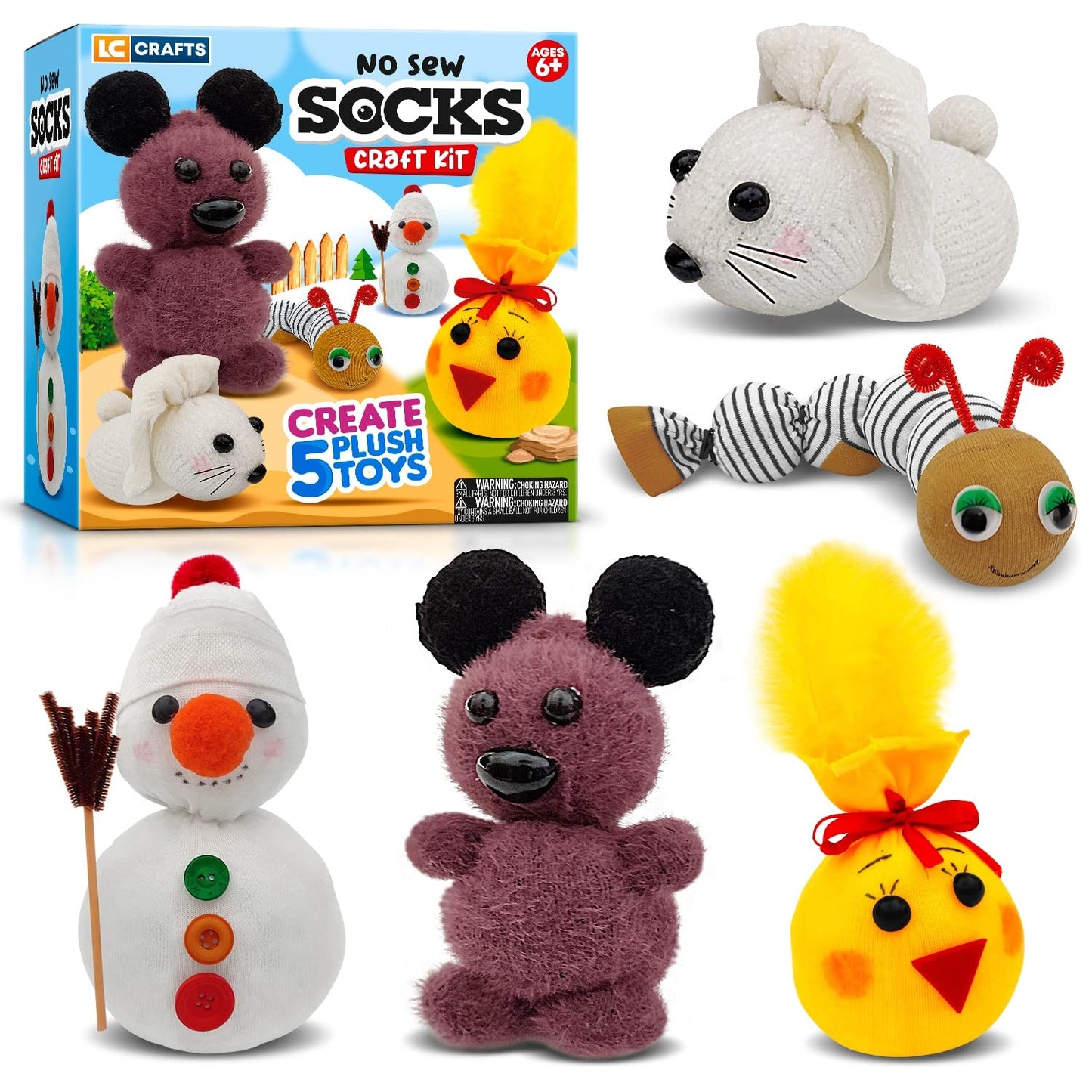 Arts And Crafts for Kids – Create Animal Plush Toys, – LCCraft