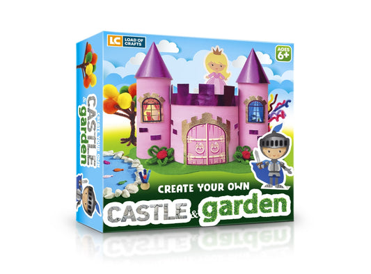 Create your own castle and garden craft kit for girls ages 6-12